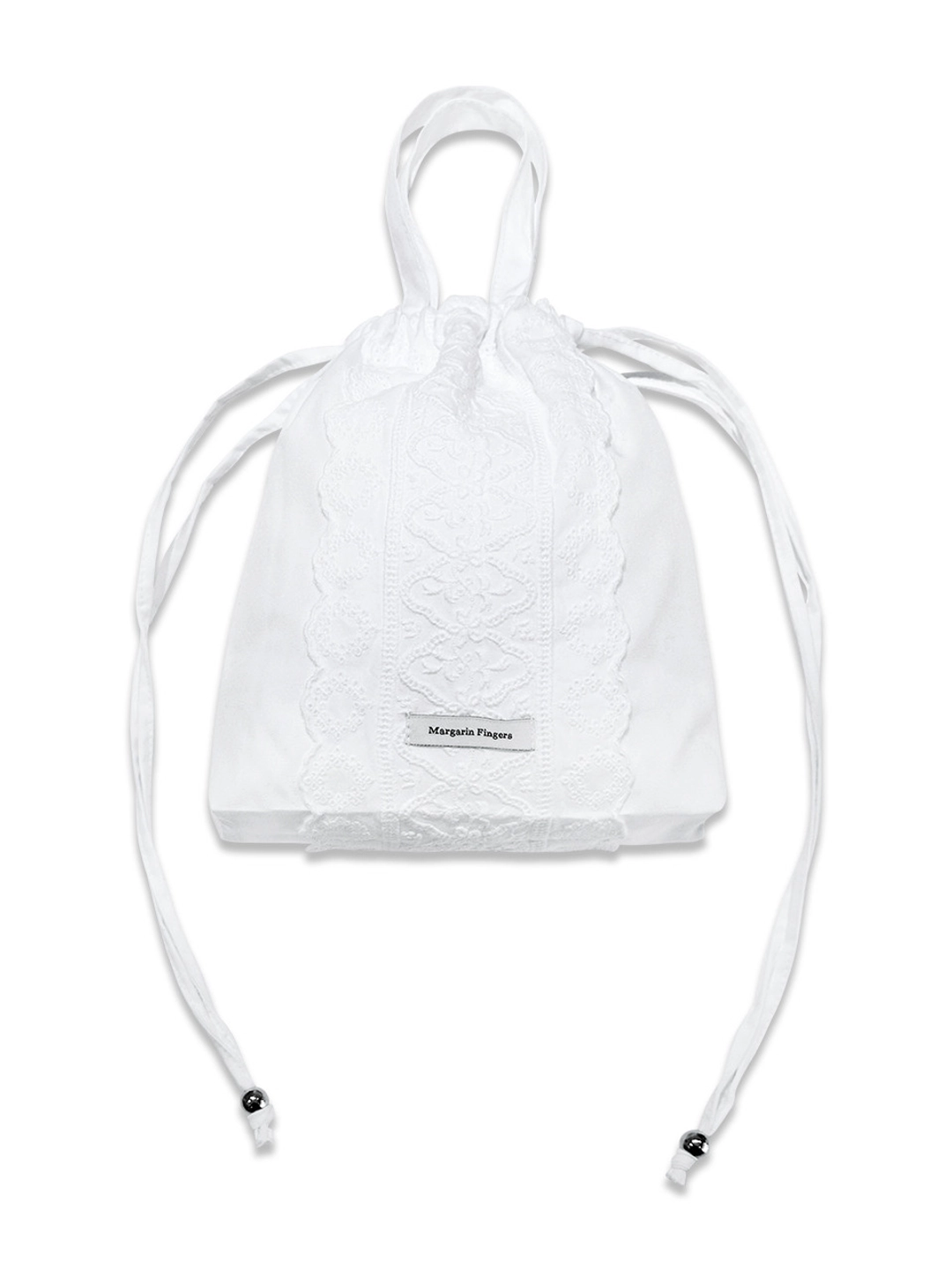 마가린핑거스 LACE STRING MINI BAG (WHITE) 상품 이미지 1