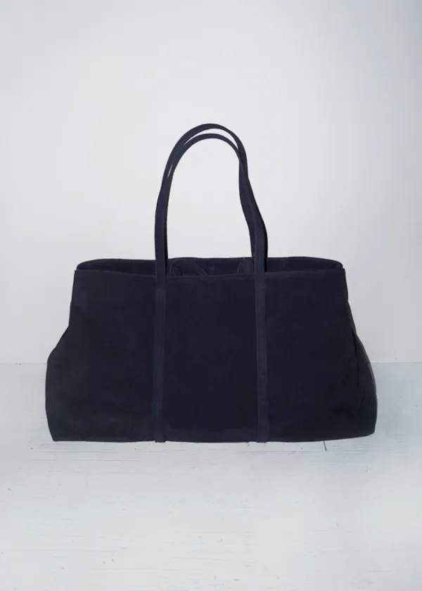 [ 바로배송 ] L SUEDE TOTE BAG [MIDNIGHT]