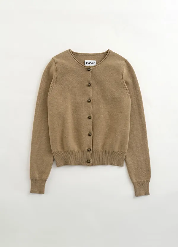 Lorraine Knit Cardigan (Beige)