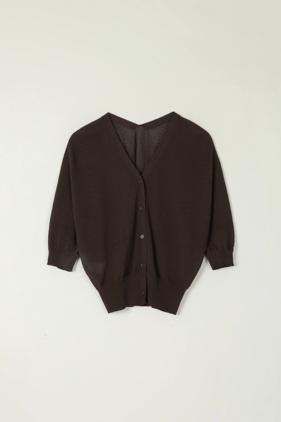 세이지먼트 BELGA WHOLEGARMENT KNIT CARDIGAN_BROWN 상품 이미지 3