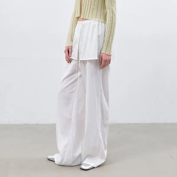 (PT-5779)BAND STRING SKIRT PANTS