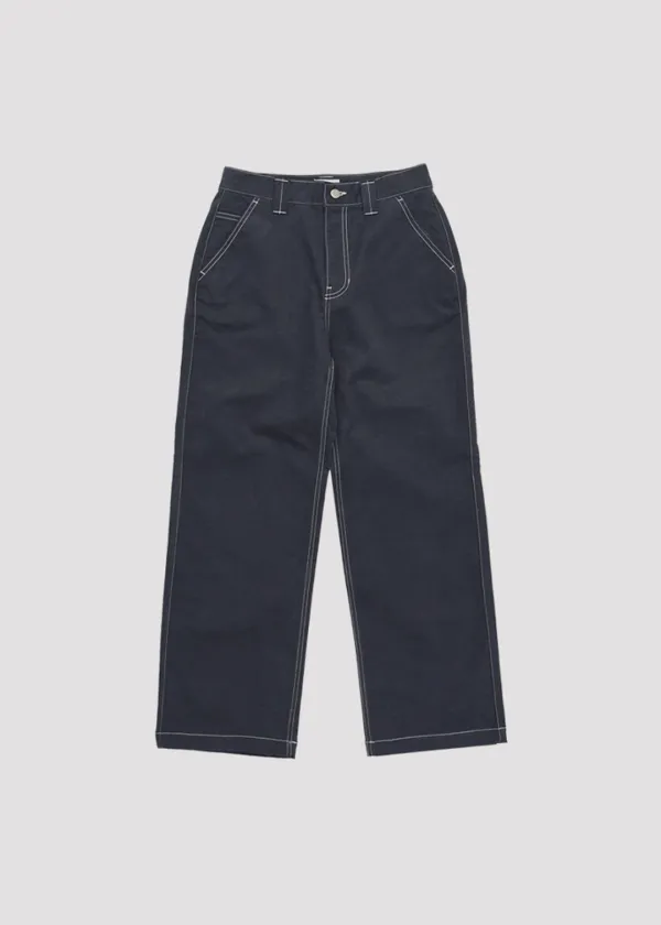 STITCH TWILL PANTS LOVE NAVY