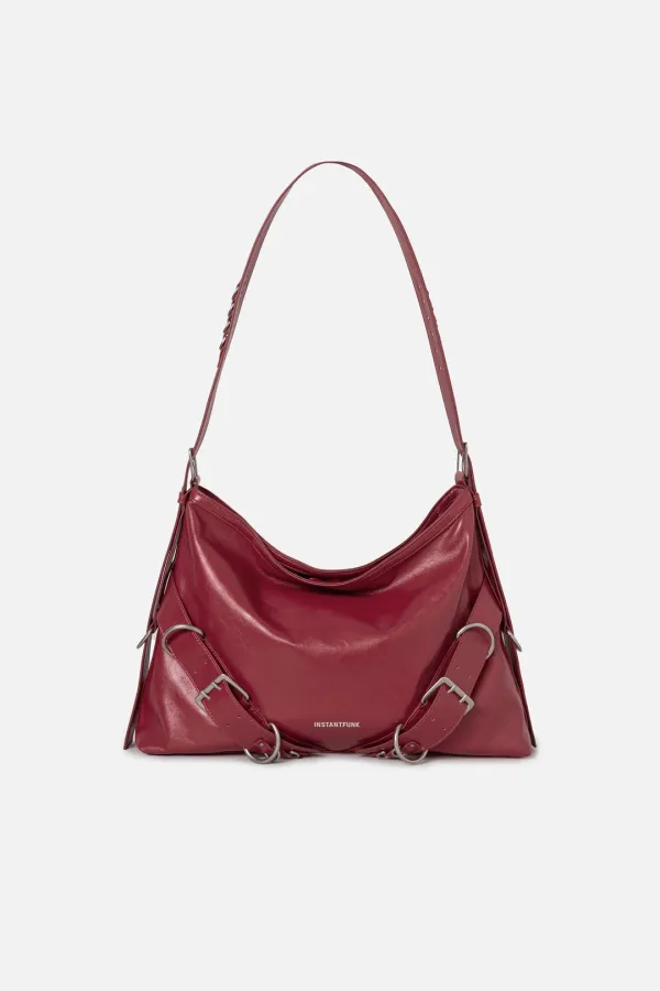 BELTED HARDWARE BAG - RED