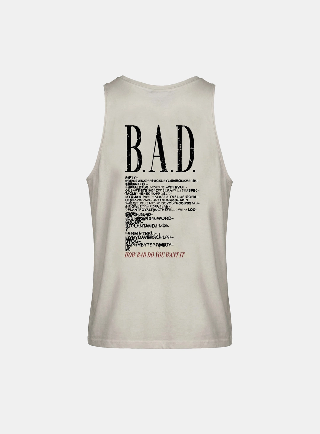 배드블러드 [w-tnk26-032] B.A.D. Trinity Girls Tank - White 상품 이미지 2