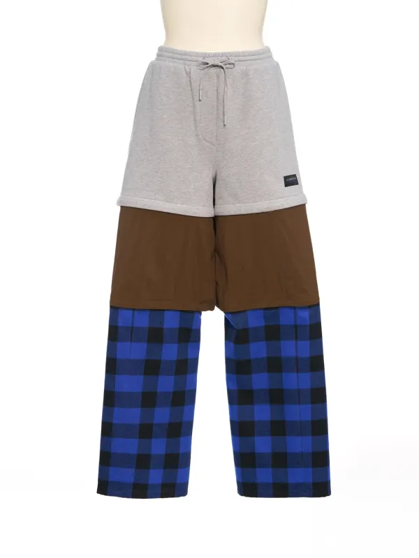 PF25 GRAY THREE WAY DETACHABLE PANTS