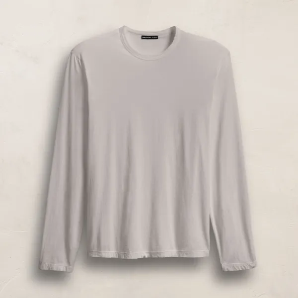 Luxe Lotus Jersey Long Sleeve - Silver