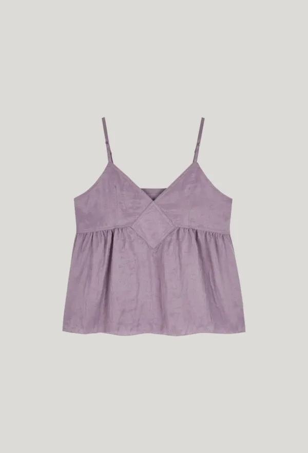 romantic flare bustier_light purple