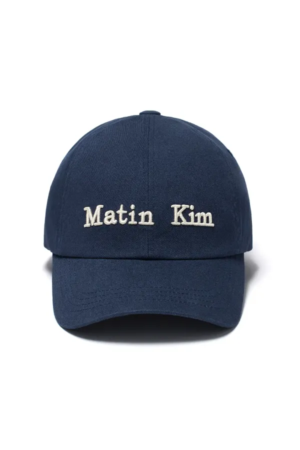 MATIN CLASSIC LOGO BALL CAP IN NAVY
