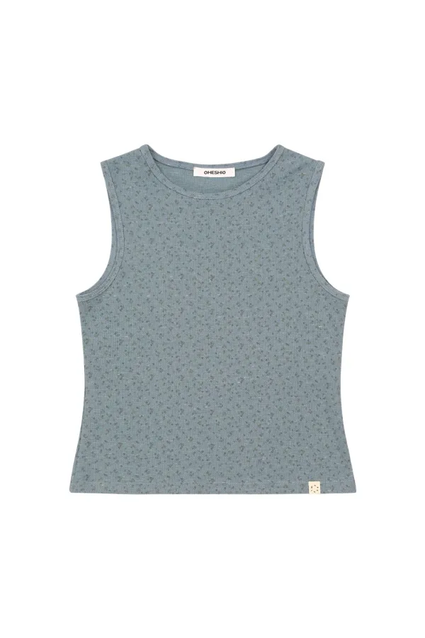 BALLOON PATTERN SLEEVELESS, BLUE