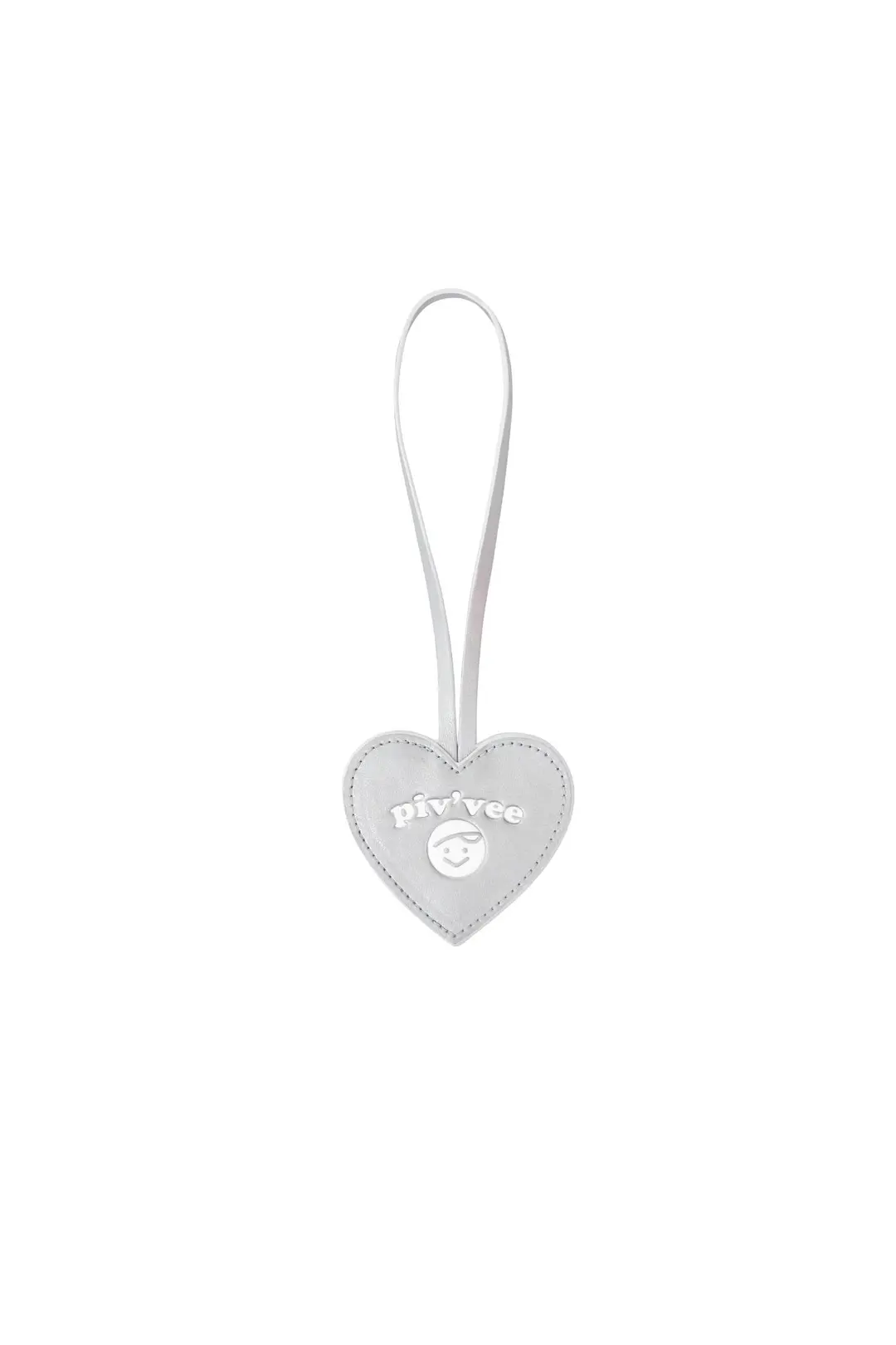 피브비 Heart Piv\'vee Name Tag (space silver) 상품 이미지 1