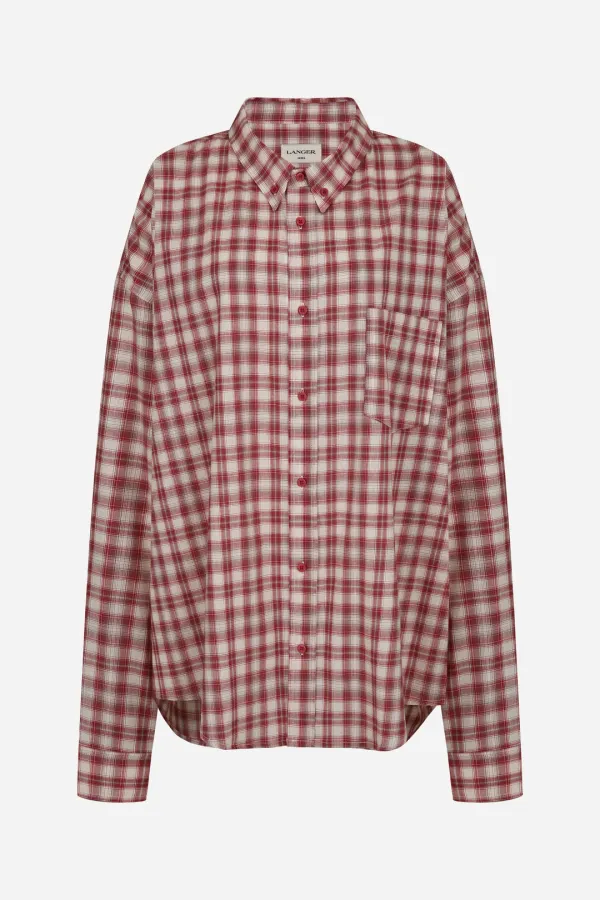 25SS iconic 1 ombre check shirt