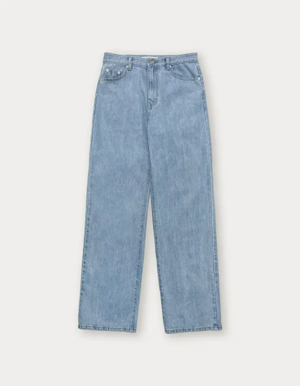 [김가을 PICK] Fresh Wide Denim Pants - Light Blue