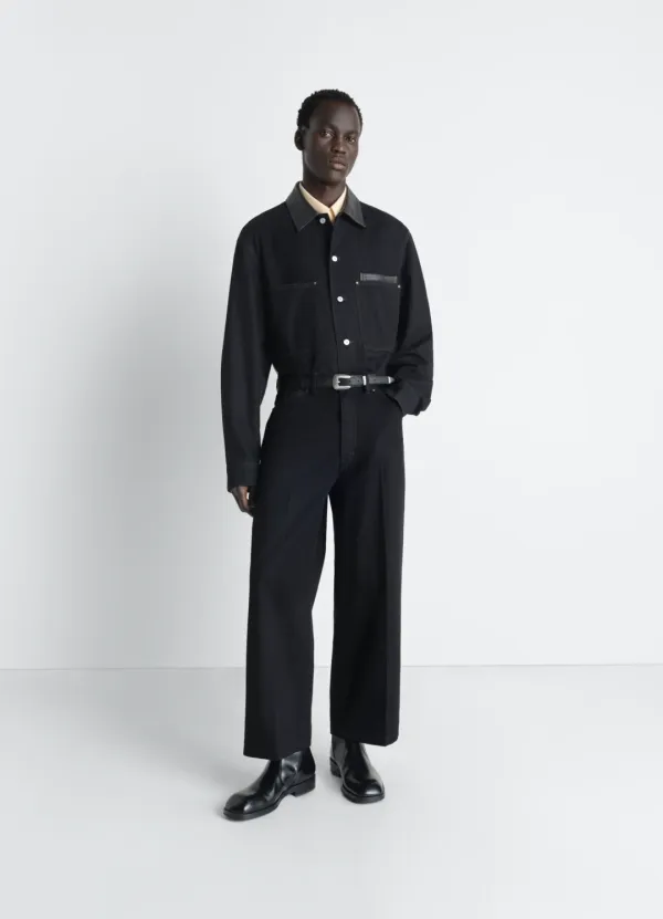 WIDE PANTS IN DENIM