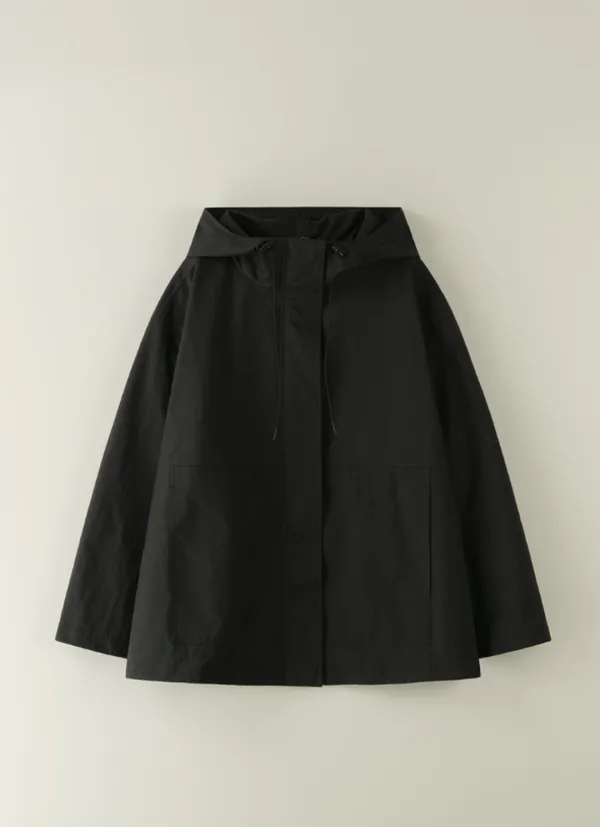 Loose rain jacket / Charcoal