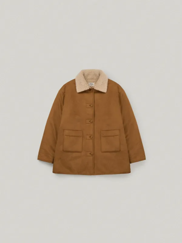 Sheara Reversible Mustang - Camel시에라 리버시블 무스탕