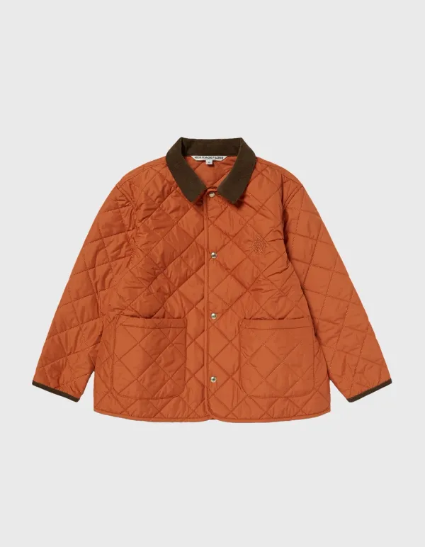 CHILDREN QUILTED JACKET / Orange