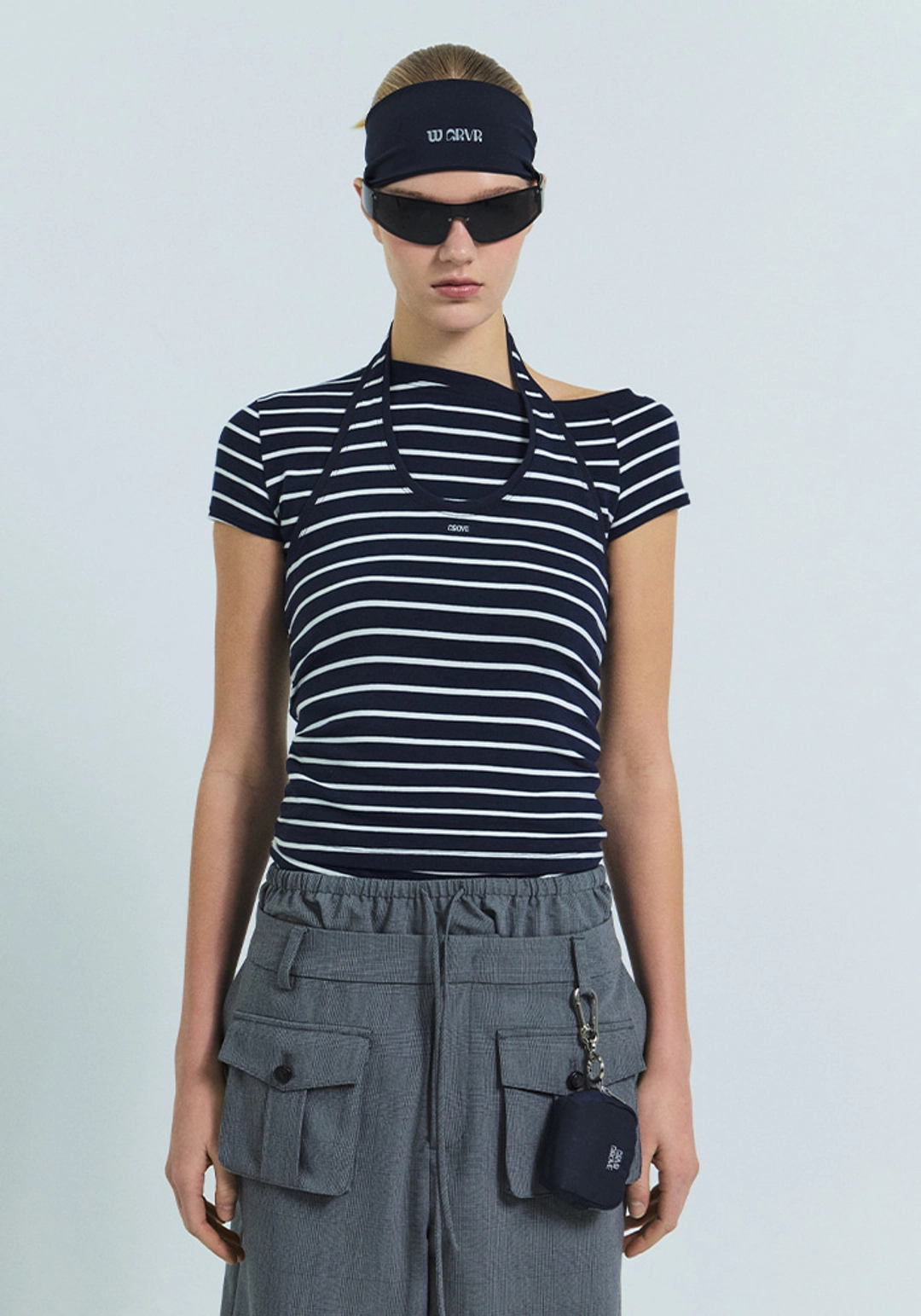 그로브 SERA STRIPE OFF-SHOULDER T-SHIRT 상품 이미지 2
