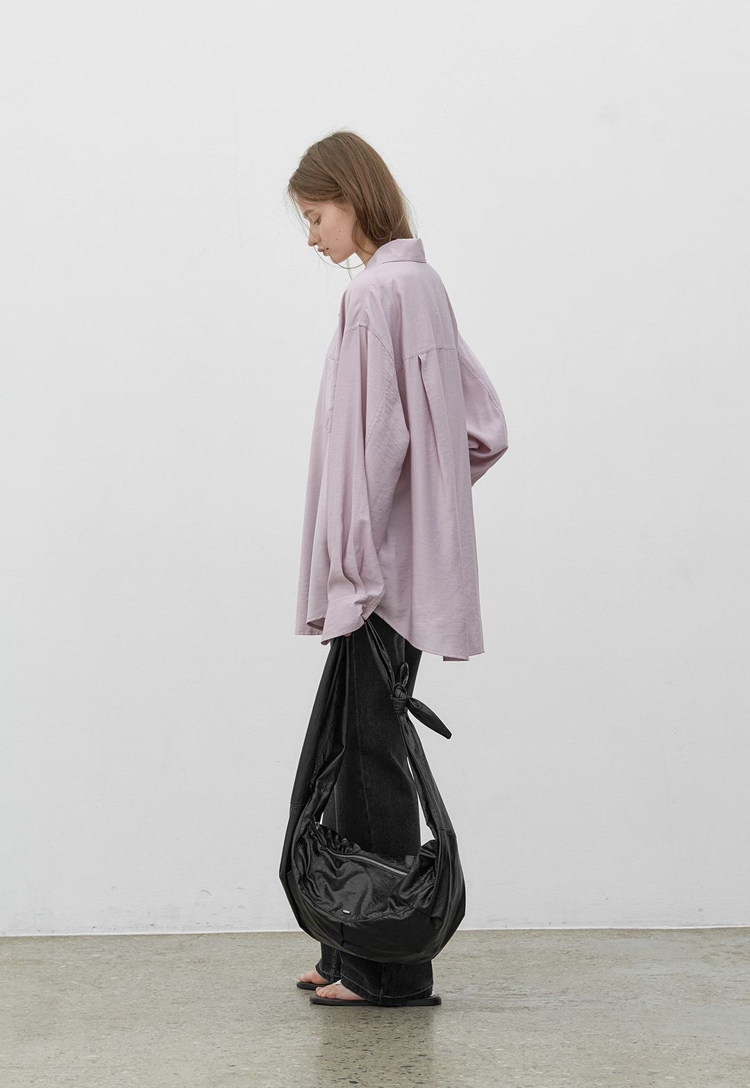 아뜰리에 나인 (X-PT-5804)SLIM SEMI BOOTSCUT DENIM PANTS 상품 이미지 3