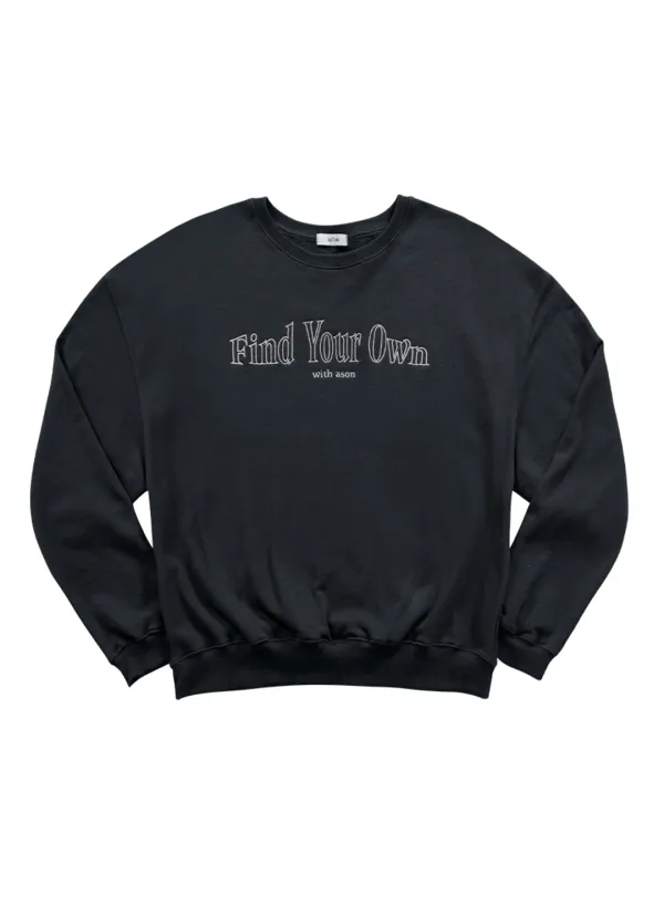 COMFY BOXY SWEATSHIRT / CHARCOAL