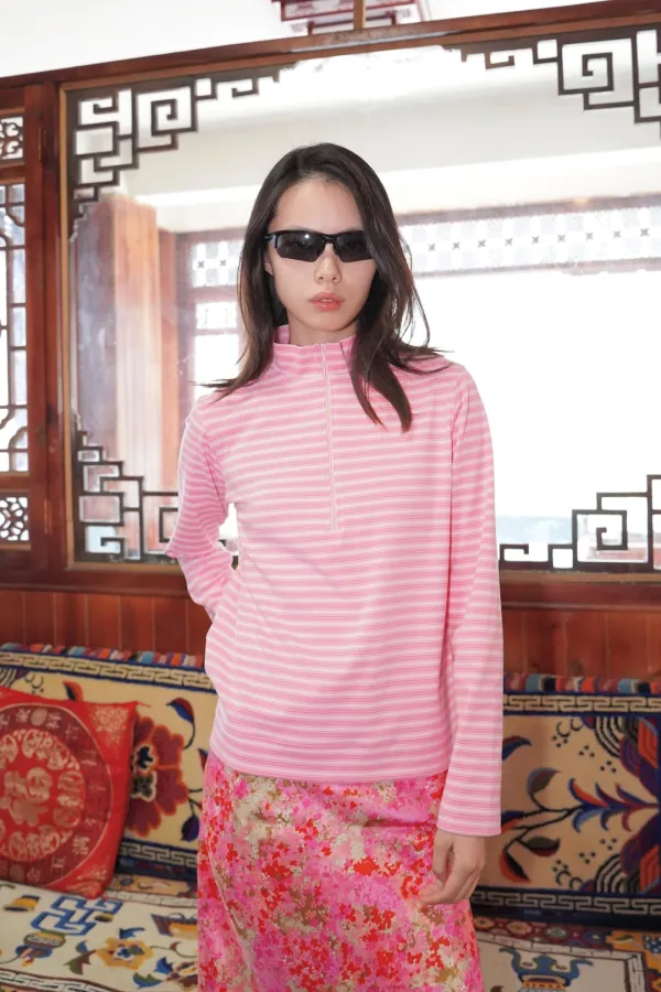 Karpo Zip up_Baby Pink