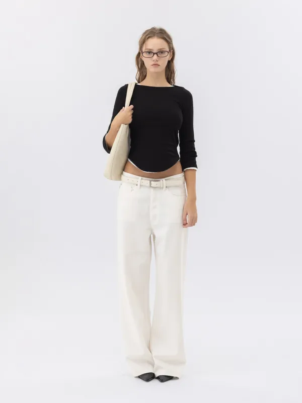 THE BELLA BAGGY JEANS (WHITE)