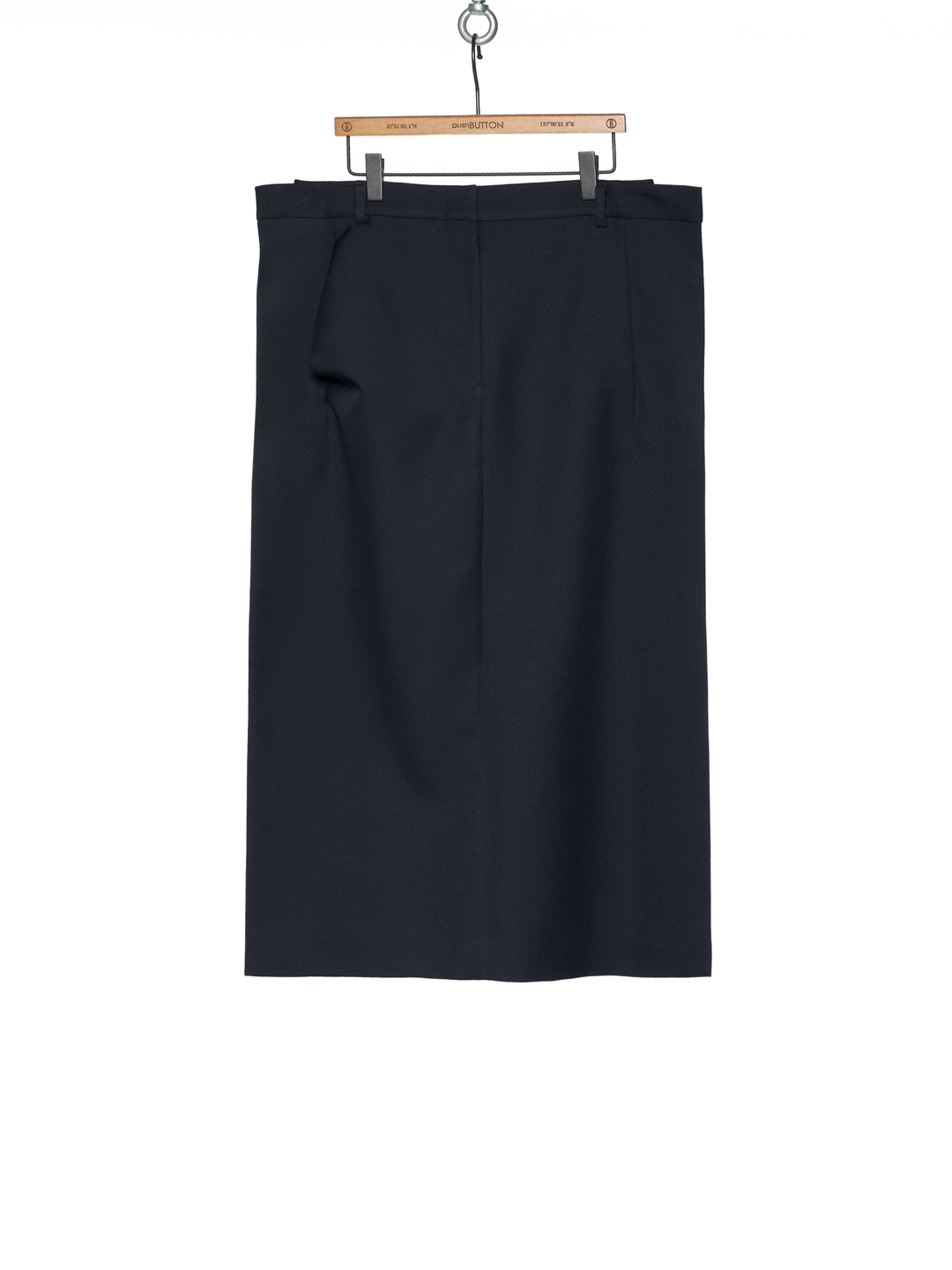 푸쉬버튼 SS25 NAVY UNBALANCED SQUARE SKIRT 상품 이미지 1