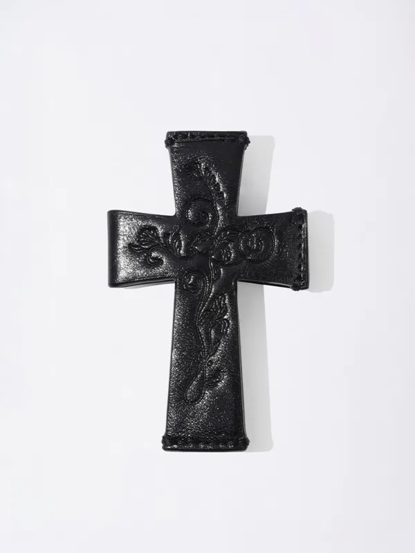 Cross Strap Wallet Black