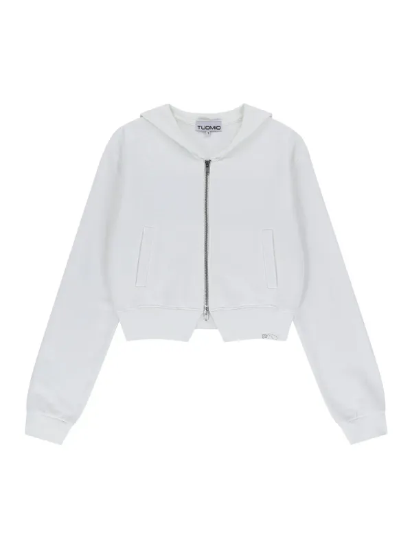 SAILOR COLLAR ZIP-UP [WHITE]