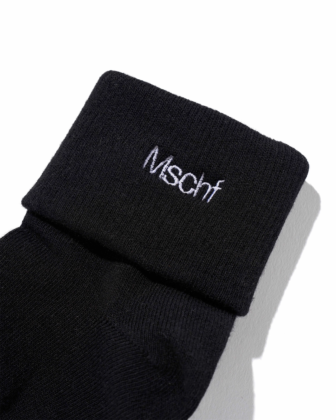 미스치프 ESSENTIAL CUFF SOCKS_BLACK 상품 이미지 3