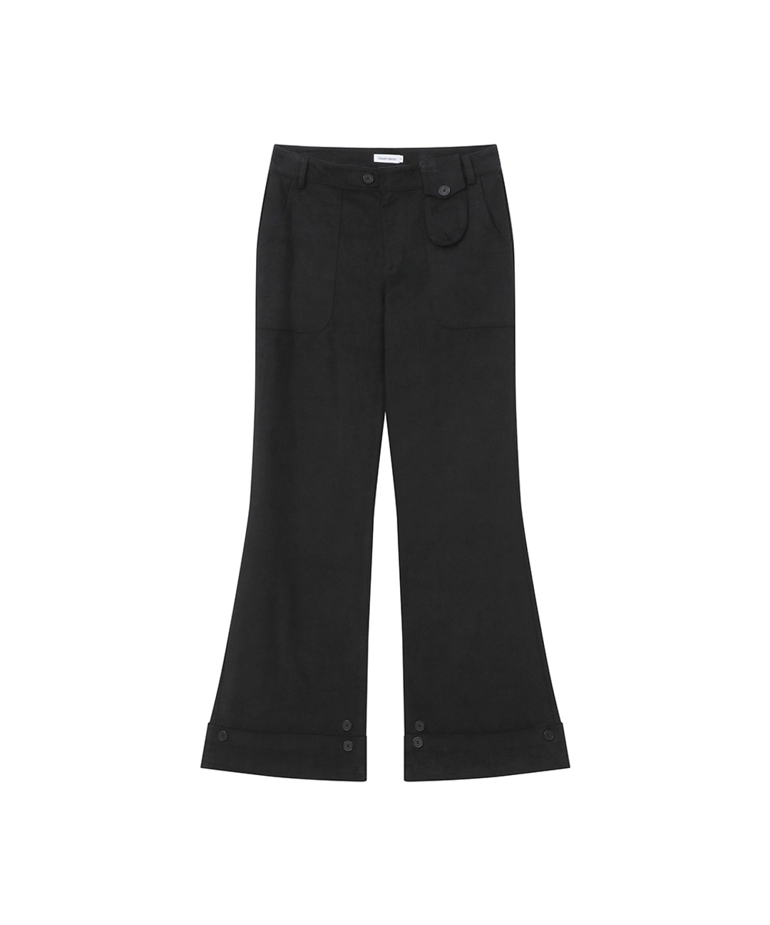 미세키서울 Mini pocket button pants  BLACK 상품 이미지 2