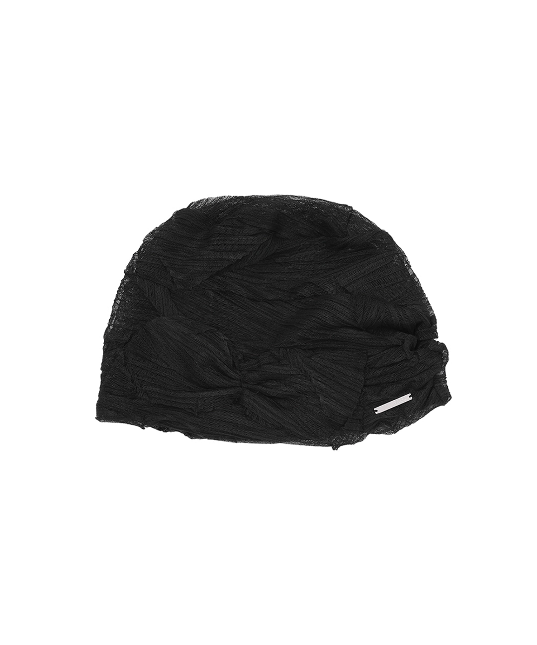 미세키서울 Sheer turban beanie BLACK 상품 이미지 1
