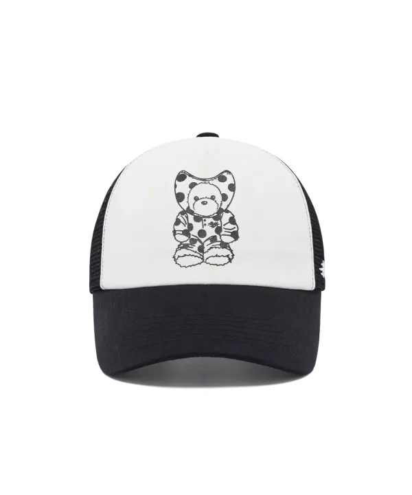devil bear mesh cap[white]