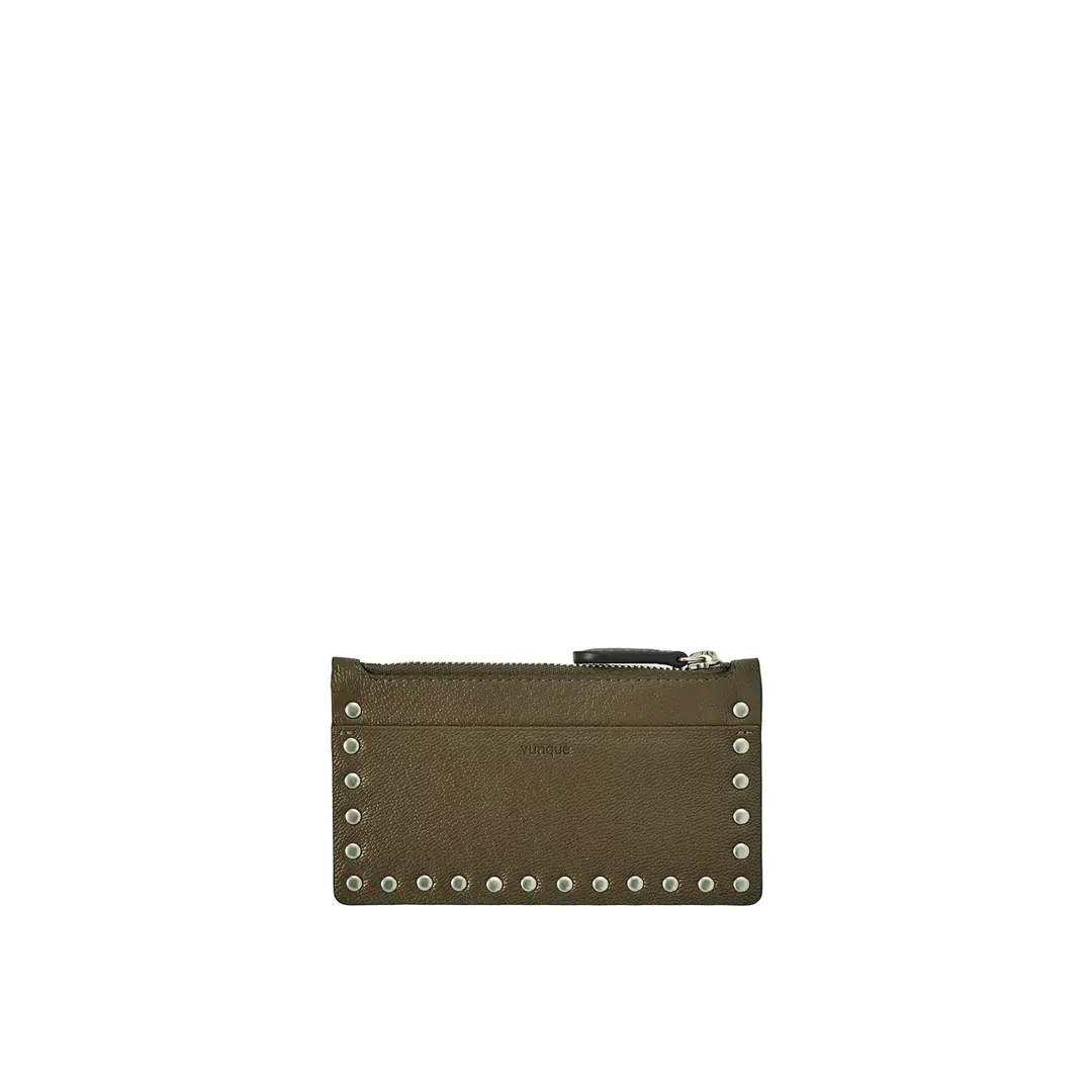 분크 [아울렛] Perfec Rider Zipper Card Wallet (퍼펙 라이더 카드 지갑) Burn Brown 상품 이미지 2