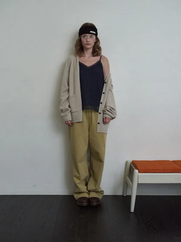 Sheer Layered Blouse - Navy