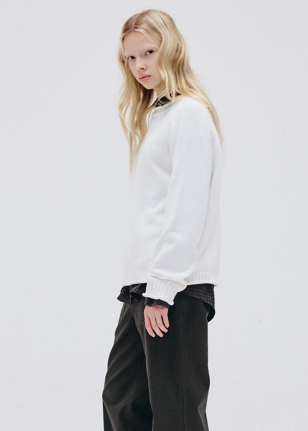 블루브릭 Rolled neck knit (ivory) 상품 이미지 2
