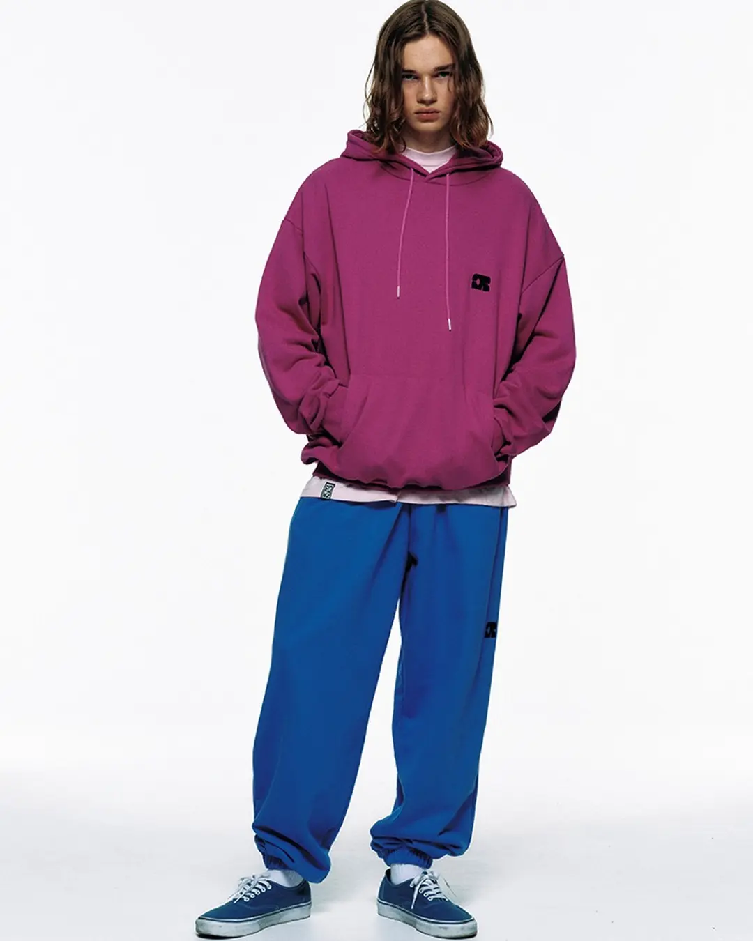 센토르 CENTAUR EMBLEM SWEATPANTS_BLUE 상품 이미지 1