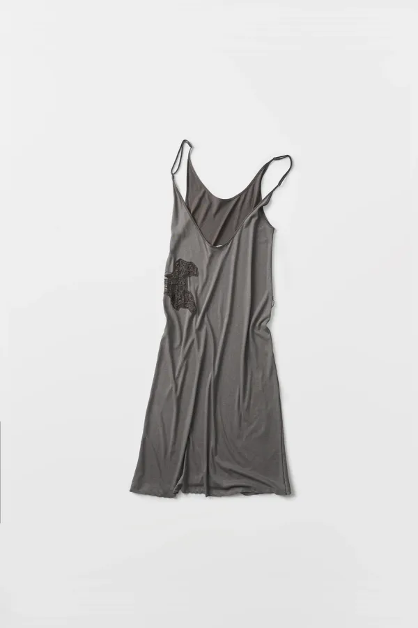 Lace Panel Slip Dress