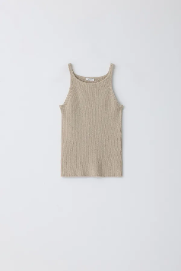 Mont Sleeveless_Mocha Beige