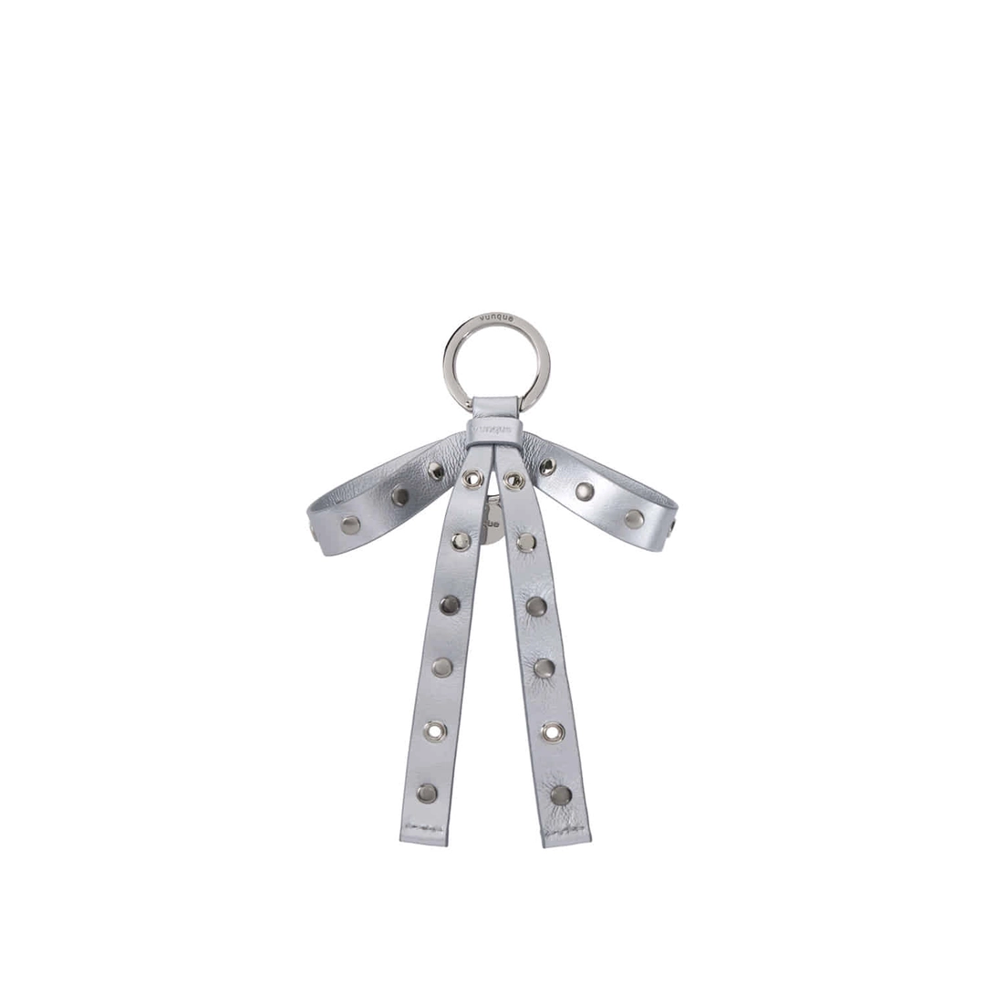 분크 Goth Leather Ribbon Charm (고스 레더 리본 참) Silver 상품 이미지 3