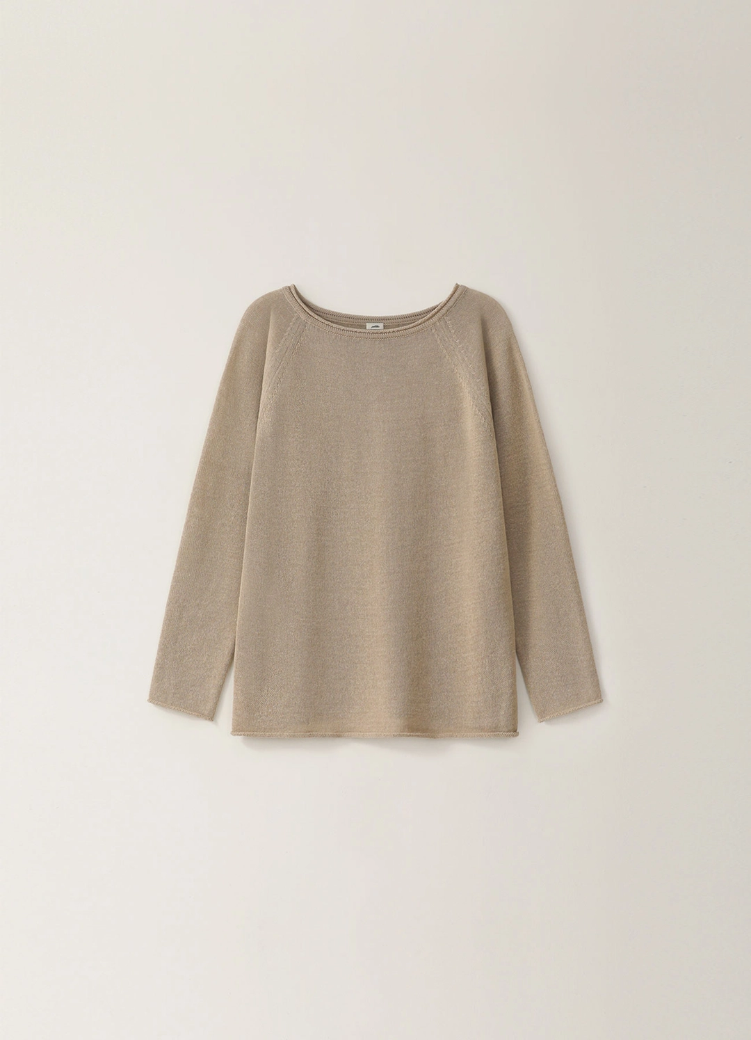 페블엠 3RD / Paper Raglan Long Knit - Beige 상품 이미지 1