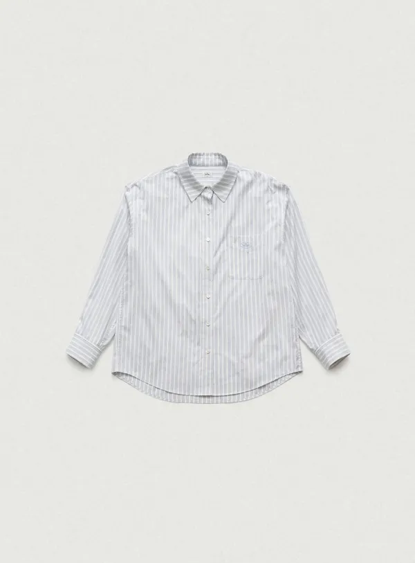 Elodie Stripe Shirt_Light Blue