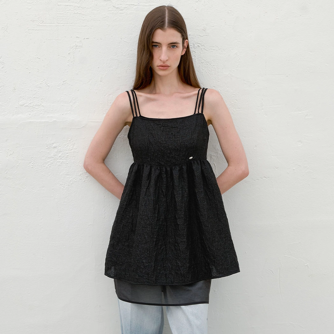 아뜰리에 나인 (BL-4321)KASI FLORAL SLEEVELESS BLOUSE 상품 이미지 2