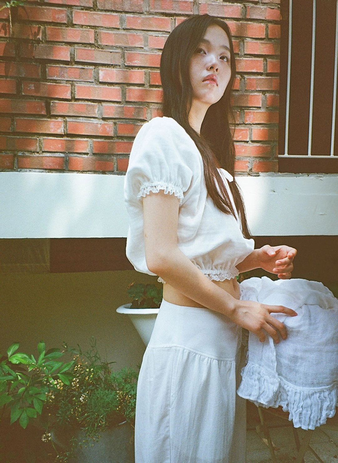 루루서울 Zen Lace String Top (White) 상품 이미지 2
