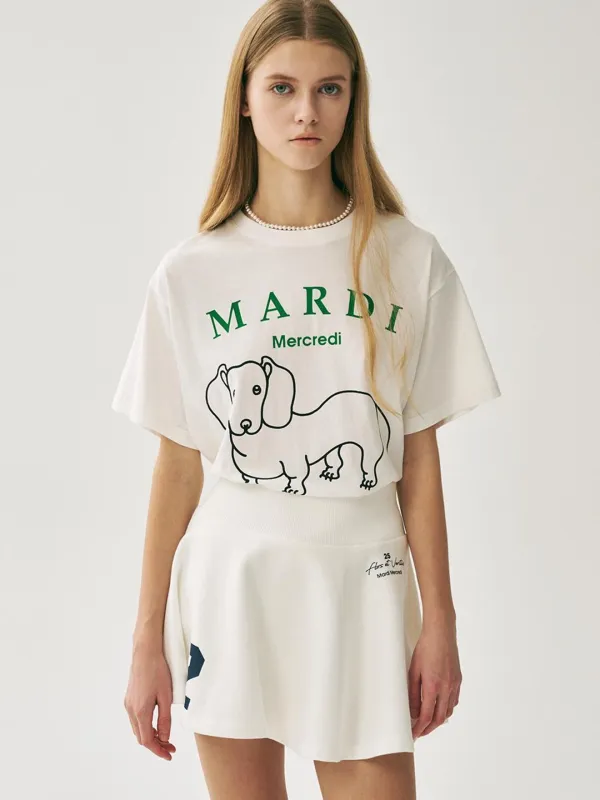 [6/23 순차배송] TSHIRT DDANJI CH.06_IVORY GREEN