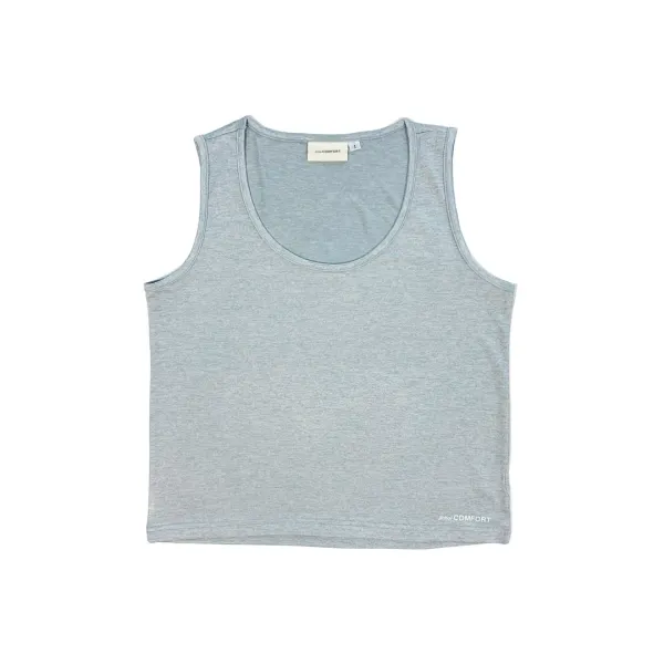 23-005 COMFORT SLEEVELESS (MELANGE BLUE)