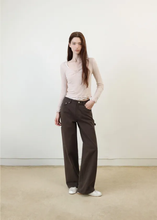 [2ND] Sage Carpenter Pants(Brown)