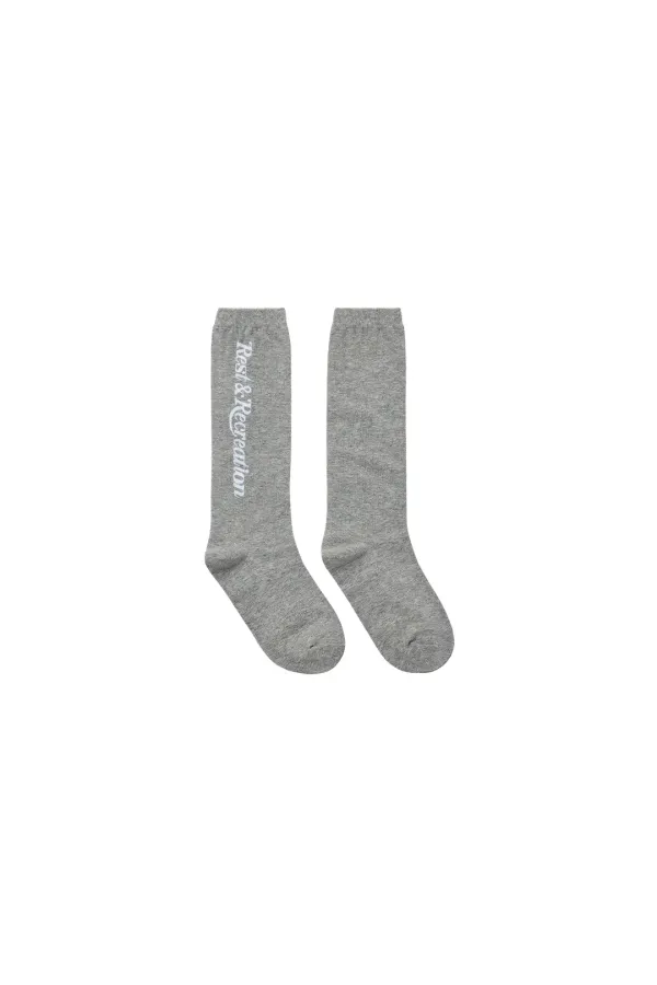LOGO HIGH SOCKS - GREY