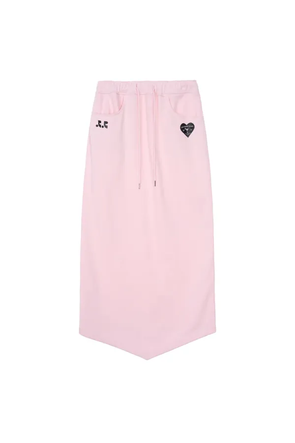 RR ARROW POINT LONG SKIRT - PINK