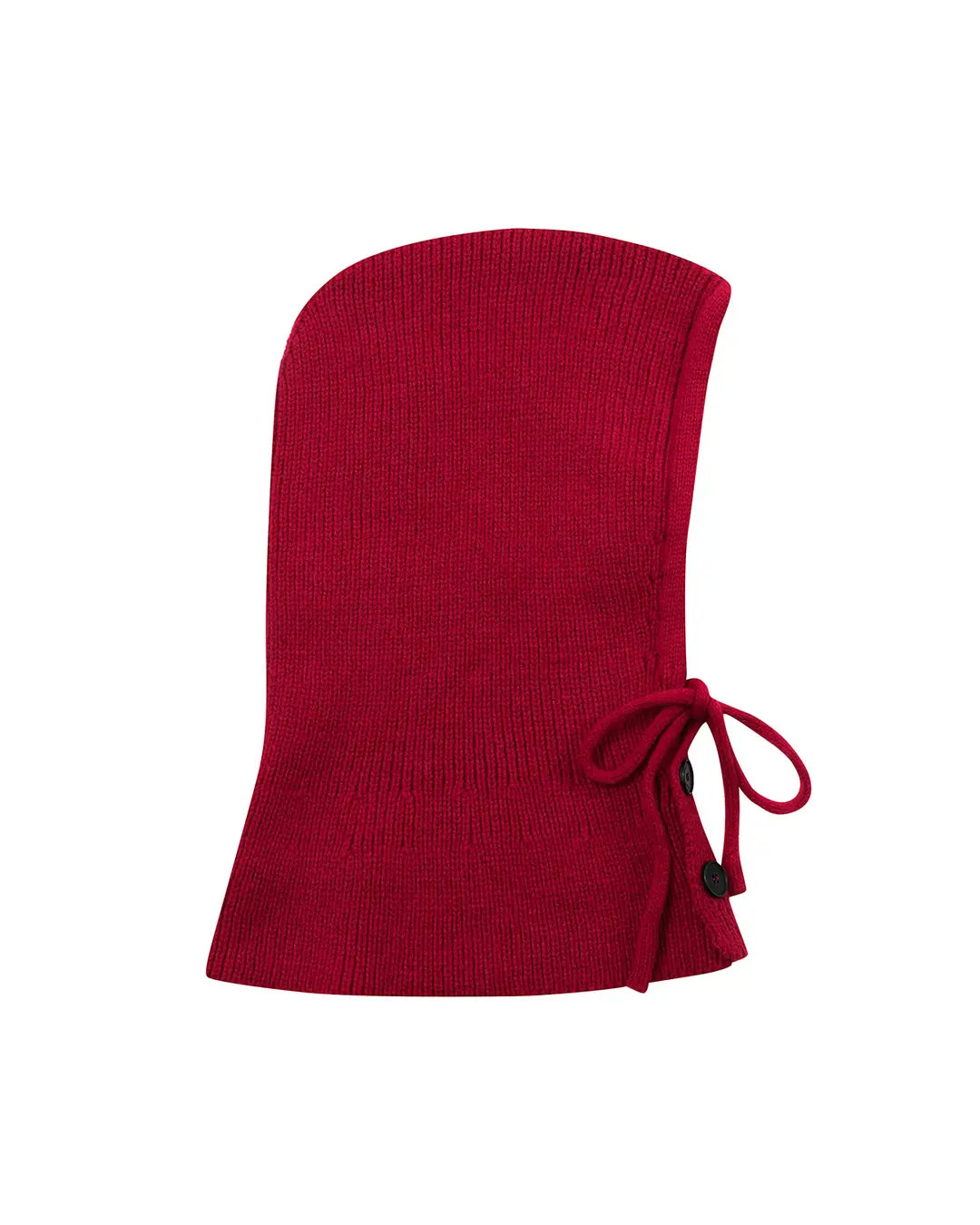 미세키서울 Two button hoodie balaclava RED 상품 이미지 2
