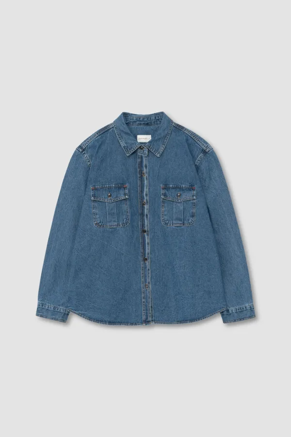 Jennet cotton denim shirt